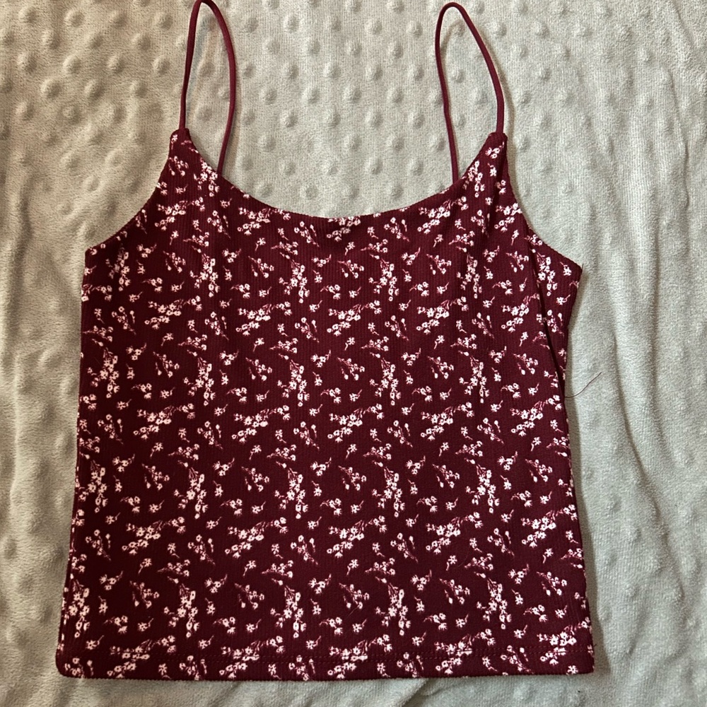Harper Burgundy Floral Camisole